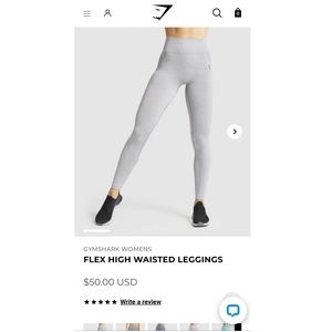 Gymshark Flex high-waisted leggings